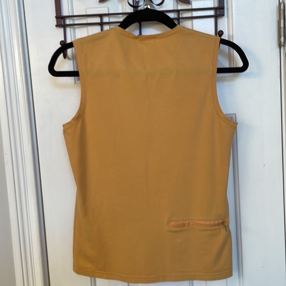 PRADA Vintage Gold Stretch Sleeveless Top - Picture 7 of 10